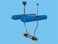 Double submersible aerator